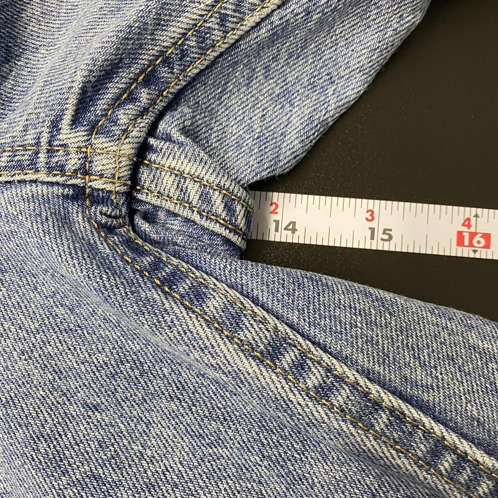 Everlane 90s Cheeky Jeans Womens 27 Blue High Rise Straight Denim Button Fly - Picture 10 of 14